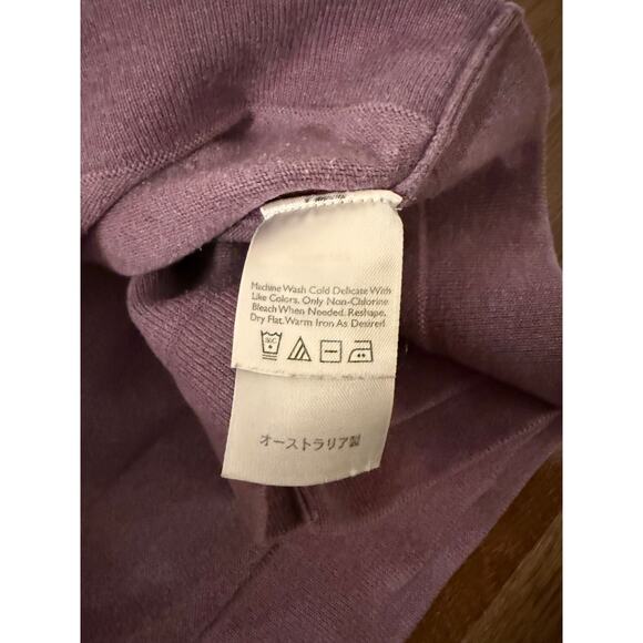 Eddie Bauer Lavender Knit Cardigan & Tank Set Women’s XXL Cotton Blend - Picture 3 of 8